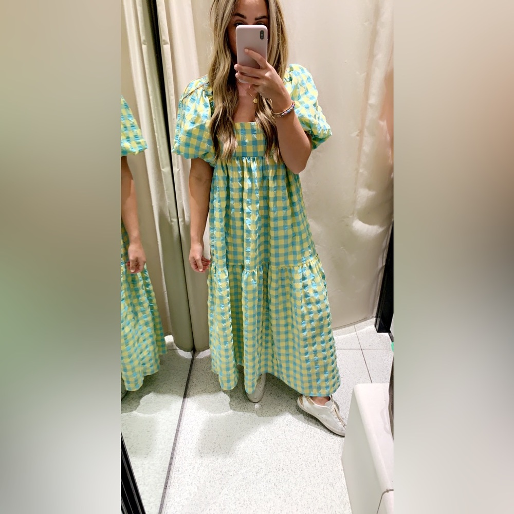 Zara plaid dress
